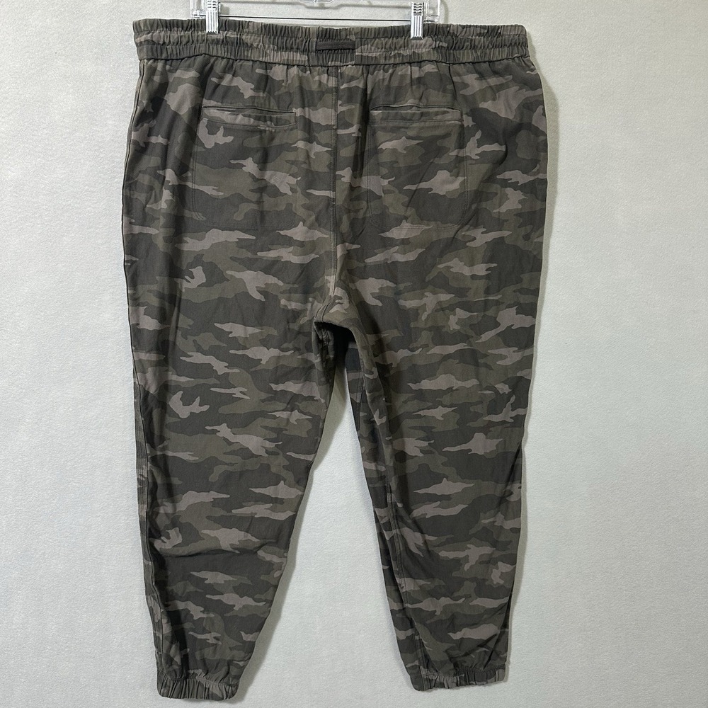 Athleta Farallon Camo Thick Knit Joggers Cotton Stretch Pockets Women's Plus 24 - Picture 6 of 13